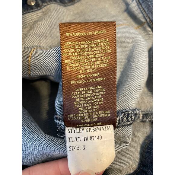 Kut from the Kloth Blue Denim Jacket - Picture 9 of 12